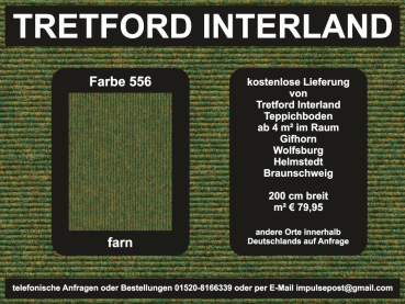 556-farn.jpg – Tretford Interland Teppich in Farngrün – frisch und naturverbunden